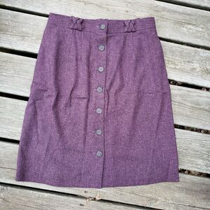 UK Style French Connection Plum Skirt Size 10